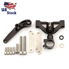 For Kawasaki ZX14R 2006-2015 2016 Black Steering Damper Stabilizer Bracket Kit