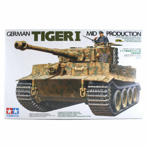 Tamiya 35194 German Tiger 1 Mid Production 1/35 Scale - Afbeelding 1 van 2