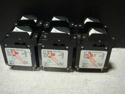 6 x CARLING Technologies AJ2-BO-36-640-5A3-C  40A 250V open box new pictured