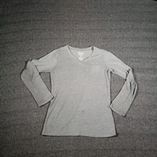 Old Navy Top Girls Large Gray Causal Base Layer School Everyday Capsule Basic