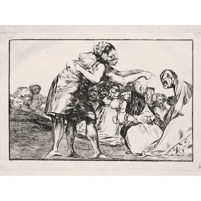 Goya und Lucientes Francisco aus Disorderly Folly Großer Leinwanddruck 46x61 cm