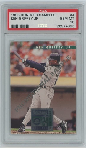 1995 DONRUSS SAMPLES #4 KEN GRIFFEY JR GEM MT 10