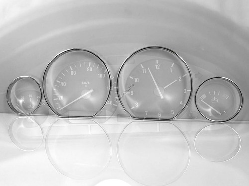 Fits Bmw M3 E36 90-00 Polished aluminum rings for the instrument cluster 4pcs - Picture 3 of 13