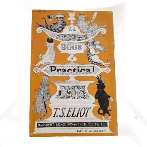 Old Possum's Book of Practical Cats by T S Eliot Illustrated Paperback 1982 GUC