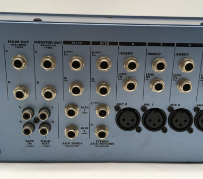 Alesis MultiMix 12R Rackmount 12-Channel Analog Mixer Working