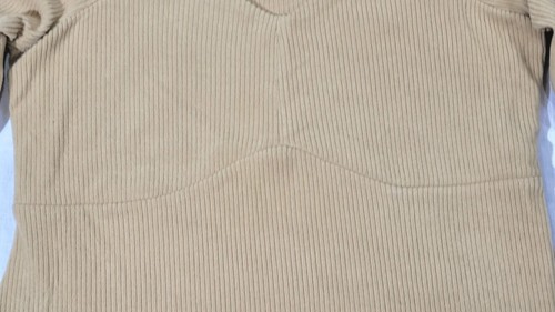 Isabel Maternity Ingrid & Isabel Womens Beige Ribbed Long Sleeve Knit Top - XXL - Picture 6 of 14