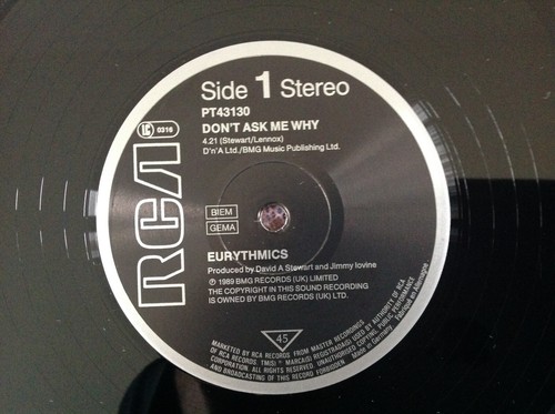 Eurythmics Don't ask me why 12 inch vinyl single - Picture 3 of 5