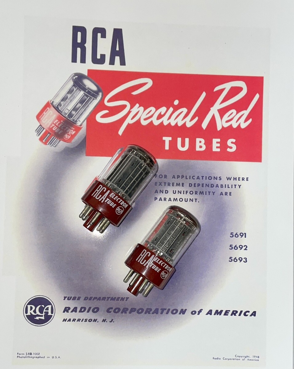 真空管 5692 / 6SN7 RCA 新品2本 【公式通販】