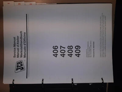 JCB Radlader 406 407 408 409 Reparaturhandbuch