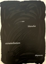 Joan Miro Original Stone Lithograph "... une blanche constellation disparate"