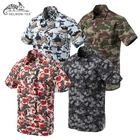 Helikon-Tex Mens Hawaiian Shirt Cotton Short Sleeve Casual Summer Shirt