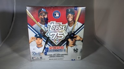 2026 Topps 75th Series 1 Baseball Mega Box SEALED