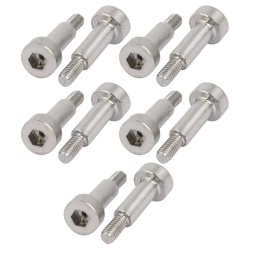 10 pcs Shoulder Bolt 4mm Shoulder Dia 10mm Shoulder Length M3 Thread - Picture 1 of 3