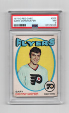 1971 O-PEE-CHEE # 202 GARY DORNHOEFER,FLYERS-PSA 7++++++VIVID LOW POP BEAUTY !