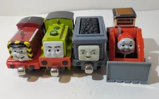 Lot (4) Thomas & Friends Take N Play Along Die-Cast Trains Salty Jack Scruff