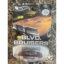 Hot Wheels Blvd Bruisers 64 Impala Limited Edition 1/20000 Burgundy Gold G3771