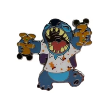 Disney Pin 2025 Stitch Attacks Snacks Mystery Gingerbread Man Cookies #171019