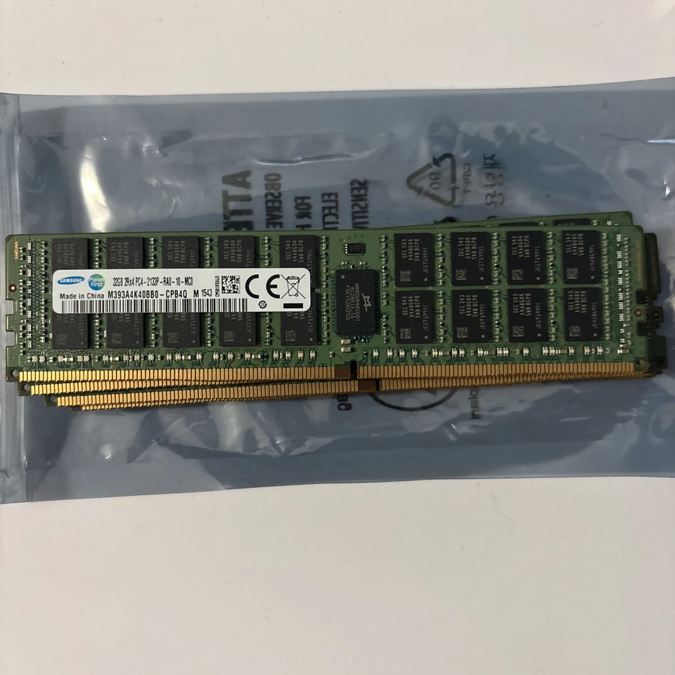 Samsung 32GB DDR4 ECC Registered 2Rx4 PC4-2133P – M393A4K40BB0-CPB - Photo 2/3