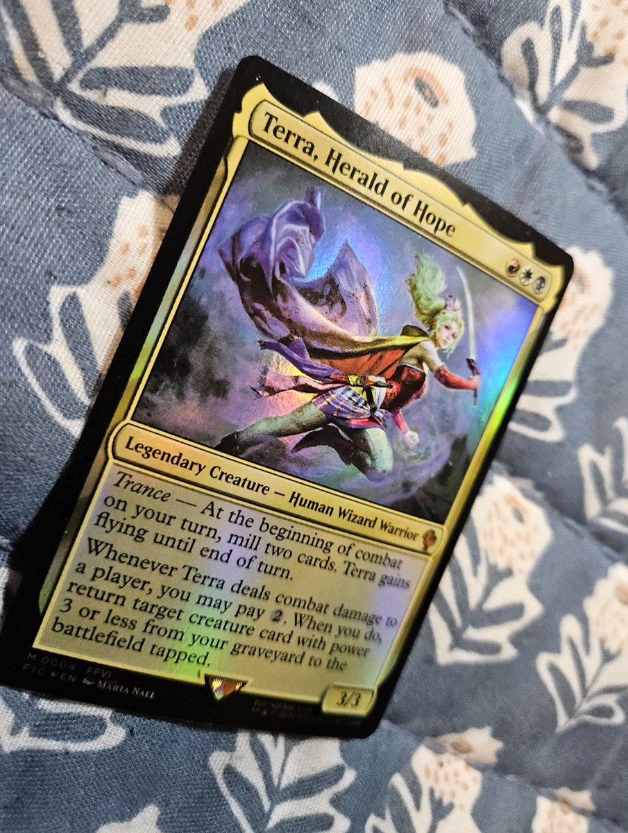 Terra, Herald of Hope FINAL FANTASY Commander Foil Near Mint - MTG