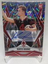 2025 Panini Phoenix-Kurtis Rourke #199 Lazer Auto Rookie Card (AU, RC). rookie card picture