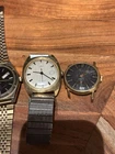 Vintage 3x Men’s Watches Ingersoll & Timex Automatic, Avia 15 Jewels Mens-Repair