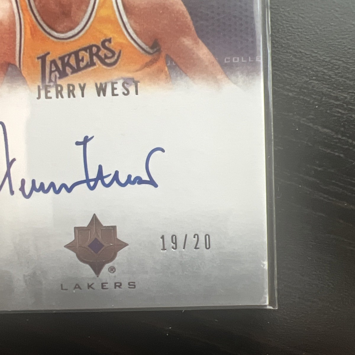 その他 Jerry West Auto upper deck JERRY WEST, 1991-92 UPPER DECK BASKETBALL HEROES #7 of 9