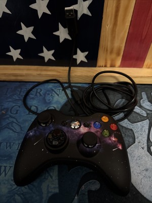 Xbox 360 Wired  Gaming Controller - Galaxy