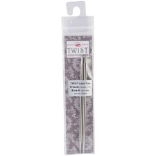 ChiaoGoo 7505CG-6 TWIST Red Lace Interchangeable Tips 5"-Size 6/4mm