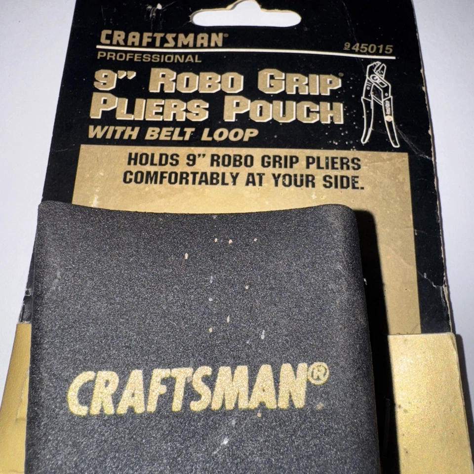 NEW Craftsman Professional 9" Robo Grip Pliers Pouch With Belt Loop - Image 3 of 4