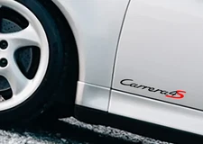 Premium PAIR 2002-2005 PORSCHE 996 Carrera 4 4S Vinyl Sticker Door Decal Set