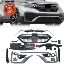 For 2020-22 CRV Grille/Trims/headlight brackets/Fog Lights/Radiator Cover 18PCS