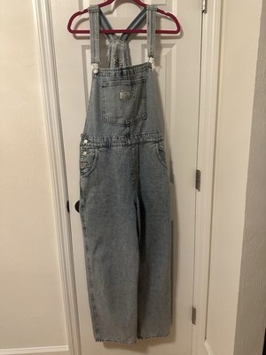 LEVI STRAUSS & CO TWO HORSE BRAND OVERALLS DENIM WORK CLOTHES BIBS WOMEN Large