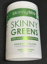 SKINNY FIT SKINNY GREENS (GREEN APPLE) 30 SERVINGS NEW/SEALED EXP 3/27 Freeship*