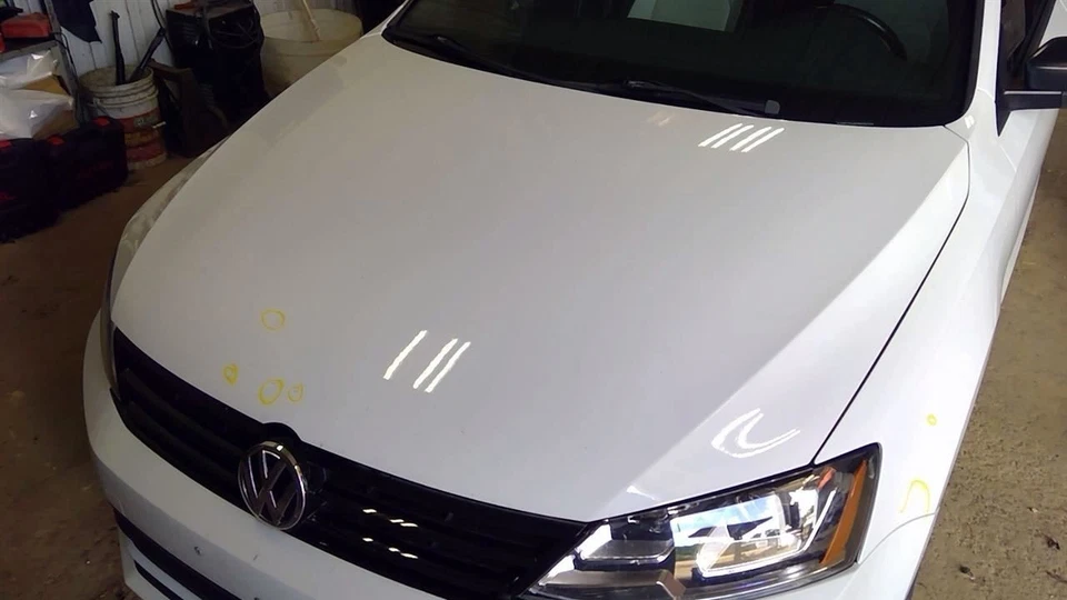 White 0Q Hood Fits 11-18 JETTA 10310895 - Image 2 of 4