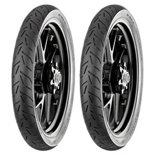 TYRE PAIR CONTINENTAL 2.75-18 48P + 100/80-17 52S STREET