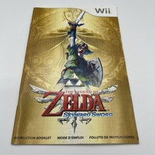 The Legend of Zelda: Skyward Sword Nintendo Wii, 2011 Manual Only