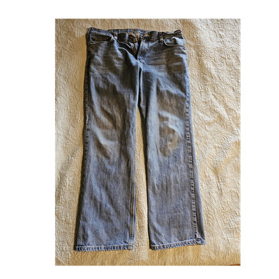 Carhartt Men's Relaxed Fit Straight Leg Blue Medium Wash Denim Jeans 5-Pocket