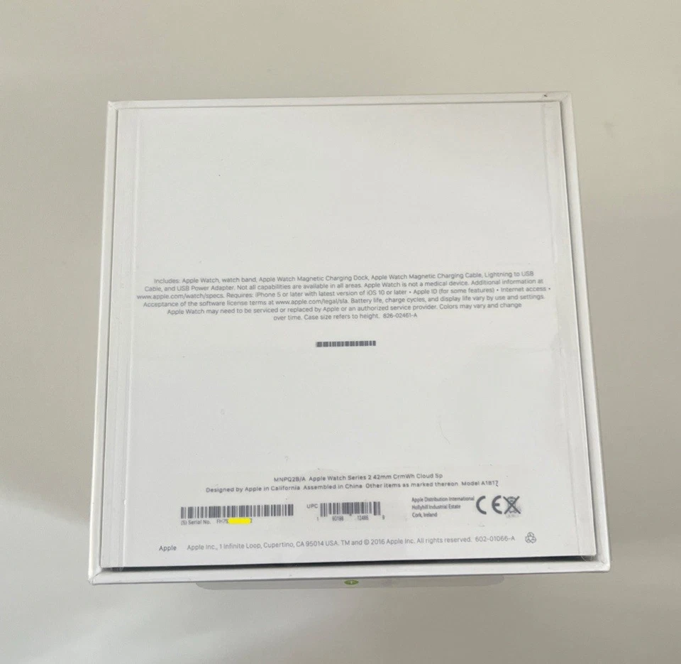 New Sealed Old Stock Apple Watch Series 2 Edition 42mm - Rare Ceramic - Image 3 of 4
