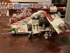 LEGO Star Wars Republic Attack Gunship 7676 100% Complete w All 5 Mini Figures