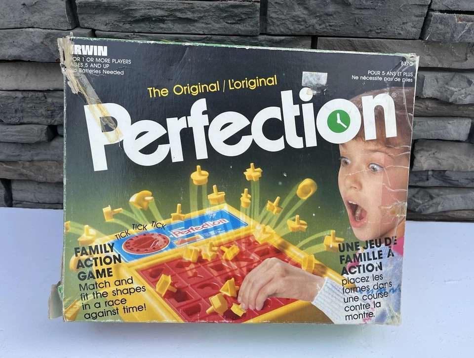 Perfection Irwin Lakeside De Colección 1987 con Caja Bilingüe Falta 3 Piezas Funciona RARO Foto 3 de 4