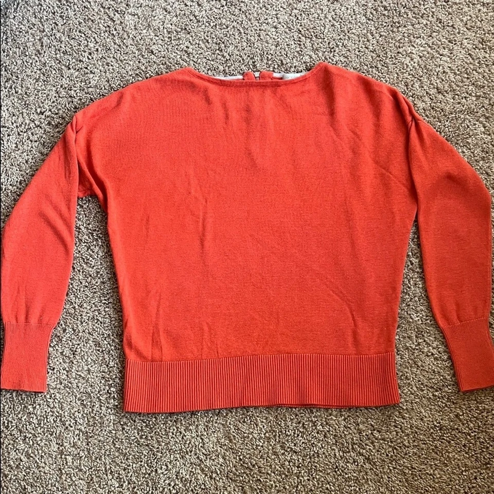 Suéter Nordstrom naranja de cachemir/mezcla de seda para mujer talla S Foto 2 de 4