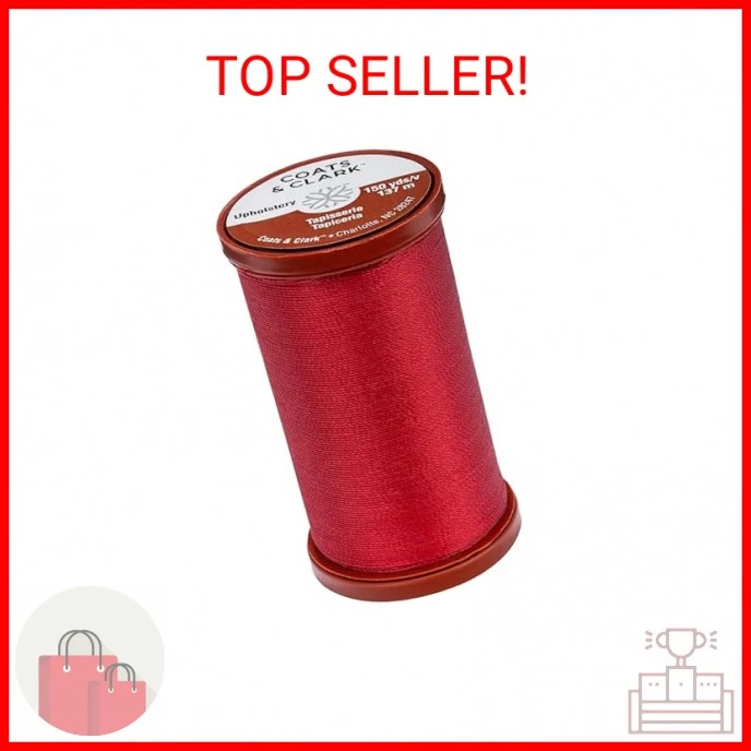 Coats Extra Strong Upholstery Thread 150yd - Red - Image 2 of 2