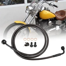 Dyna 44" Front Brake Lines for Harley Low Rider Wide Super Glide 1996-2006 n/ABS