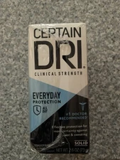 3 Certain Dri Clinical Strength Everyday Protection Deo 2.6 Oz Each Exp 5/27