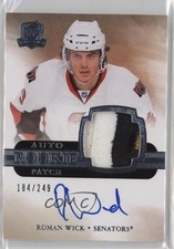 2011-12 Upper Deck The Cup Rookie 184/249 Roman Wick #168 Patch Auto 0bz8