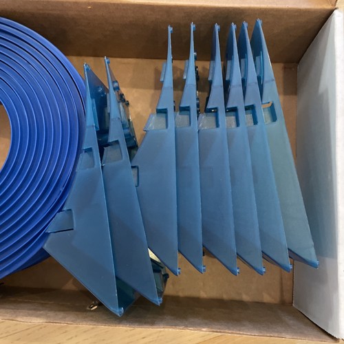 Blu Track 2 Lane Portable Flexible Race Track w/ 8 Ramps Hot Wheels Made in USA - Picture 17 of 18