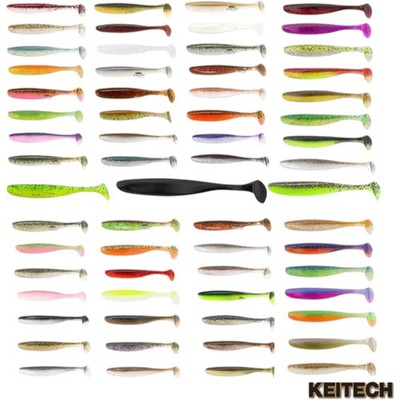 Keitech Easy Shiner 4,5'' Gummiköder Zander Hecht Barsch Japanische Premium Köder