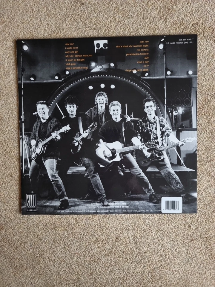 The Saw Doctors - If This Is Rock And Roll, I Want My Old Job Back Vinyl LP 1991 - Image 2 of 4