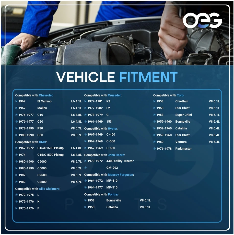 New Starter For GMC C15/C1500 Pickup L6 4.8L 67-74 12303394 12304738 1876553 - Image 4 of 4