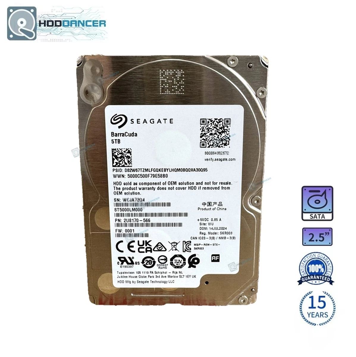 5TB 2.5 Inch SATA Computer Internal Hard Disk Drives for sale | eBay